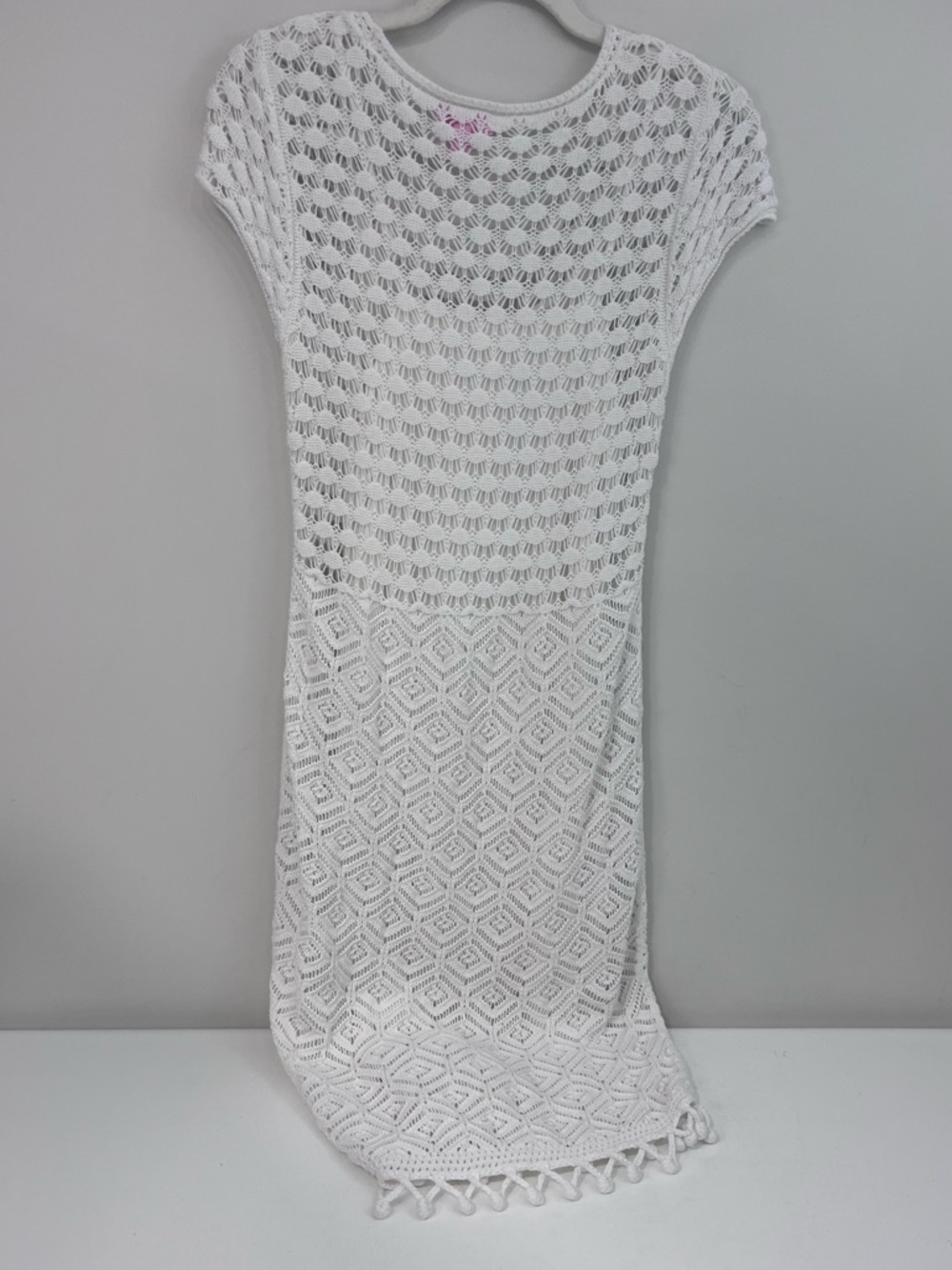 Lily Pulitzer White Crochet Dress Size Small - Picture 6 of 8